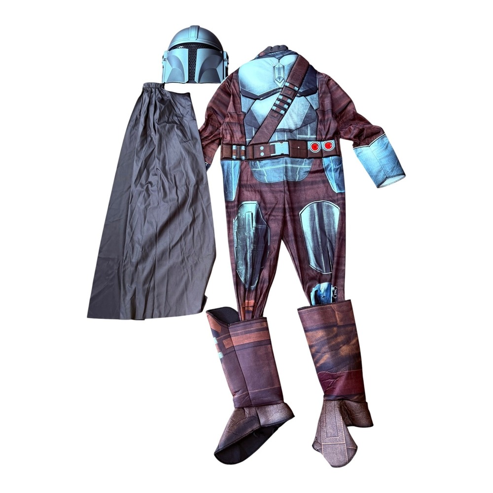 Star Wars The Mandalorian Muscle Chest Child Halloween Costume Large 12-14